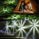 Lampe Murale Solaire Extérieure Décorative En Forme D’Engrenage Éclairage Chaud IP65 Plus De 8 Heures 4 Modes - www.yonis-sho...
