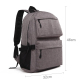 Sac À Dos Ordinateur Multifonction Avec Port USB Externe Grand Format Pour 15.6 Pouces - www.yonis-shop.com