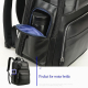 Sac À Dos Ordinateur En Cuir Véritable Anti-Vol Grande Capacité Léger Et Confortable - www.yonis-shop.com