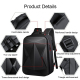 Sac À Dos Ordinateur Grande Capacité Imperméable Avec Port USB Et Compartiment Rembourré - www.yonis-shop.com