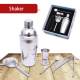 Kit cocktail shaker coffret 5 pi&egrave;ce accessoire barman acier inoxydable - www.yonis-shop.com