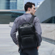 Sac À Dos Ordinateur Grande Capacité En Cuir Véritable Avec Port USB Type-C - www.yonis-shop.com
