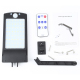 Lampe Murale Solaire Extérieure 12W 800 Lumens À Détecteur De Mouvement Avec Télécommande IP65 - www.yonis-shop.com