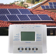 Régulateur De Charge Solaire PWM 12V 24V 60A Avec Écran LCD Pour Batterie Plomb Et Éclairage Solaire Programmable 1 À 24 H - ...