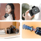 Appareil Photo Numérique 64MP 4K Écran 3 Pouces Zoom Optique 10X Zoom Numérique 4X Stabilisation Électronique WiFi Carte Mémo...