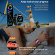 Montre Connectée Avec Écouteurs Intégrés Écran HD 1.53 Pouces Appels Bluetooth NFC Fréquence Cardiaque Argent et - www.yonis-...