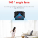 Camera IP WiFi HD 1080P Vision Nocturne Grand Angle 180° Surveillance à Distance Stockage Cloud - www.yonis-shop.com