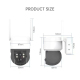 Caméra IP HD 2MP Étanche Sans Fil WiFi Solaire Vision Nocturne Détection Mouvement Intercom Bidirectionnel - www.yonis-shop.com