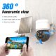 Caméra IP HD 2MP Étanche Sans Fil WiFi Solaire Vision Nocturne Détection Mouvement Intercom Bidirectionnel - www.yonis-shop.com
