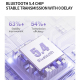 Ecouteurs Bluetooth Mini Invisibles Sans Fil Avec Réduction Active Du Bruit Et Confort Nuage Léger Couleur Violette - www.yon...