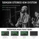 Microphone Sans Fil Professionnel Pour Performances Scéniques Avec Moniteur In-ear Stéréo Haute Qualité - www.yonis-shop.com