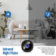 Mini Camera HD 1080P Vision Nocturne Batterie Surveillance Vidéo Wifi Maison Intelligente - www.yonis-shop.com