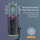 Microphone RGB Avec Réduction De Bruit Pour Streaming Enregistrement Et Gaming - www.yonis-shop.com