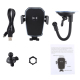 Chargeur Sans Fil Voiture Rotatif Induction Gravité Avec Support Ventouse et Indicateur LED - www.yonis-shop.com