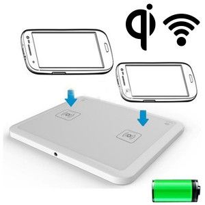 Chargeur Qi Sans fil double