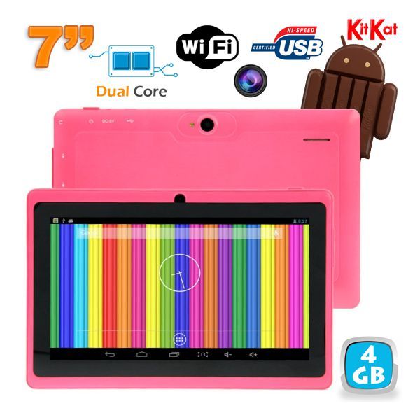 tablette tactile rose 7 pouces