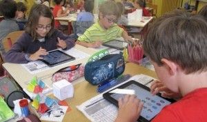 Tablettes tactiles &agrave; l'&eacute;cole