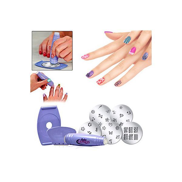 kit de nail art - d&eacute;coration vernis ongles