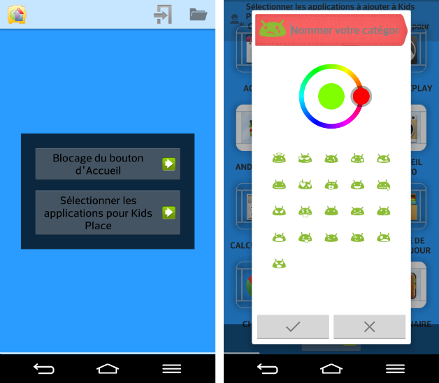Kids Place mode enfant pour tablette tactile