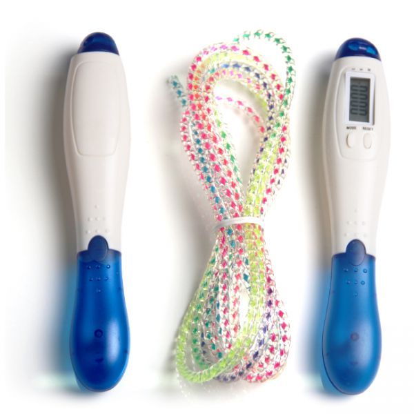 Corde à Sauter Électronique Avec Télécommande - 1-10 Vitesses, Compteur LED, Pour Fitness Maison