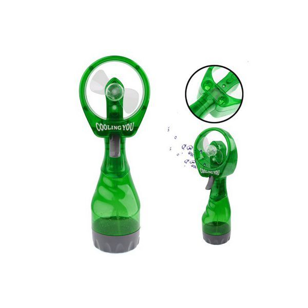 Avec son r&eacute;servoir d&eacute;vissable vous pourrez facilement stocker et renouveler de l'eau pour vous rafraichir tout au long de la journ&eacute;e &agrave; l'aide de ce mini brumisateur ventilateur! 