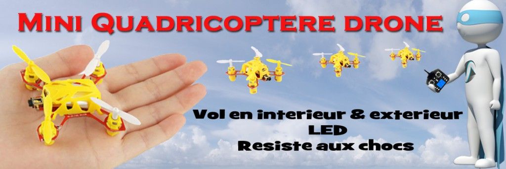 Des mini drones pour les enfants et les d&eacute;butants, mais &eacute;galement des drones pour experts. Tout cela sur la boutique High-Tech. 