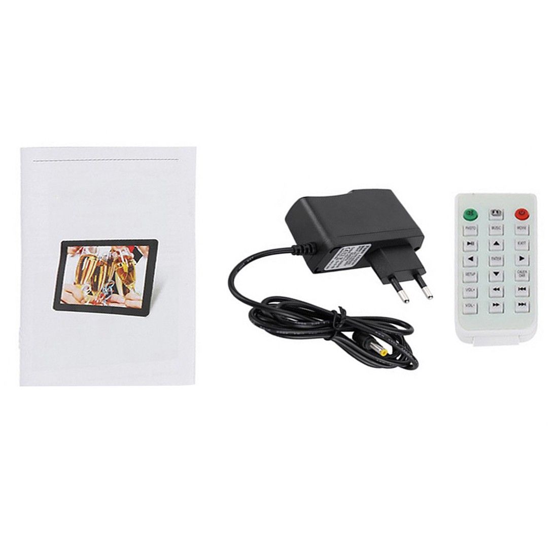 Cadre Photo Numérique 10 Pouces Blanche – Télécommande, IPS, USB/SD, Horloge & Diaporama