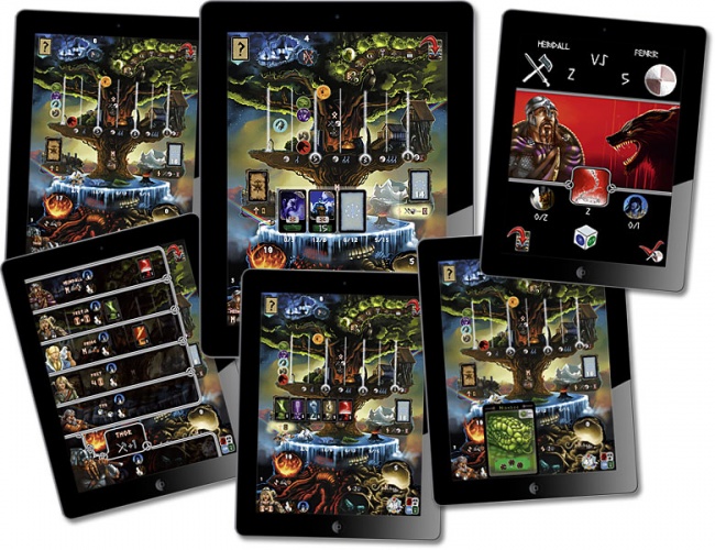 Yggdrasil sur tablette tactile