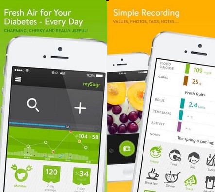 Application Diabète MySugr