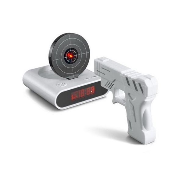 R&eacute;veil num&eacute;rique avec cible et pistolet laser