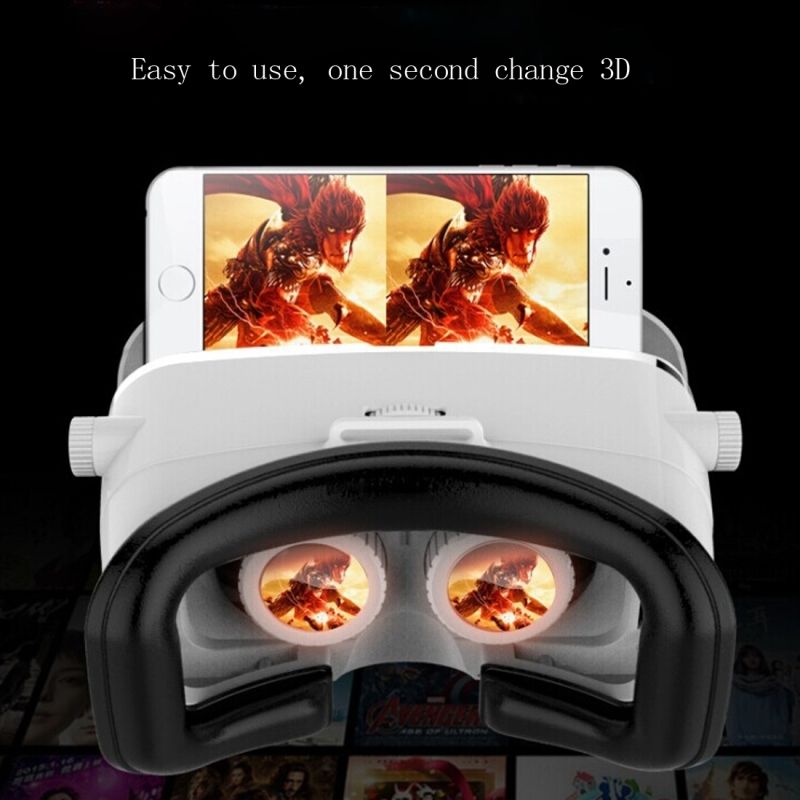 Jeux et films 3D accessible sur n'importe quel mobileb avec le casque de réalité virtuelle