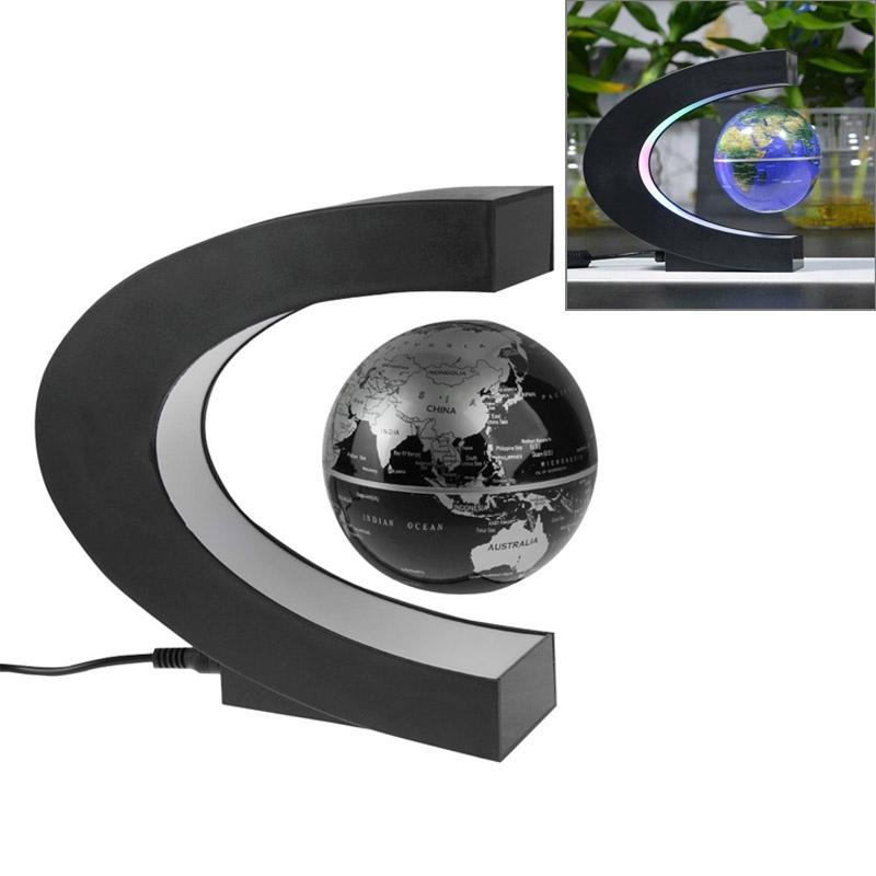 Les deux éléments qui composent le Globe Terrestre Lévitant
