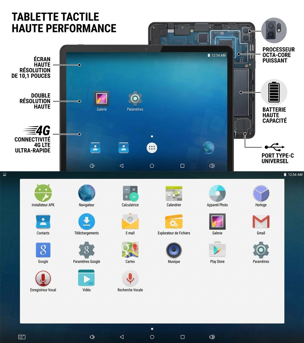 Écran tactile Full HD de 13 pouces pour votre tablette tactile