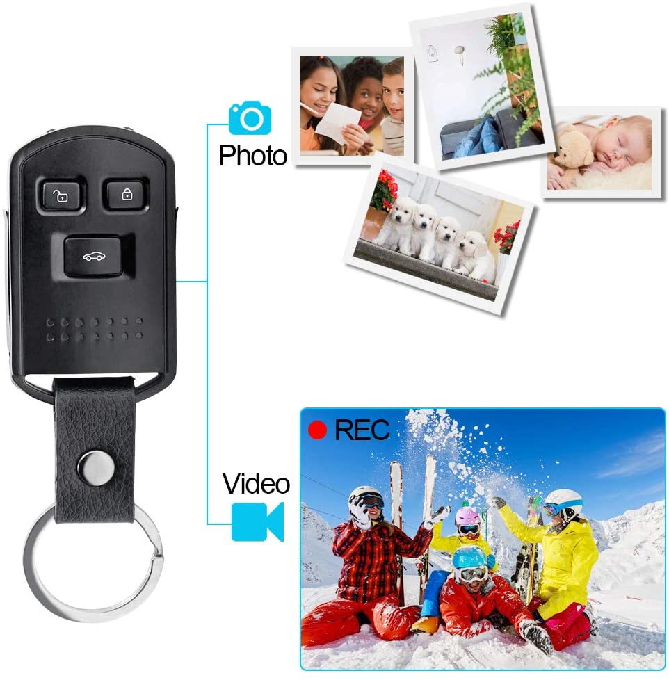 Prenez des vidéos et des photos avec ce porte clé caméra espion