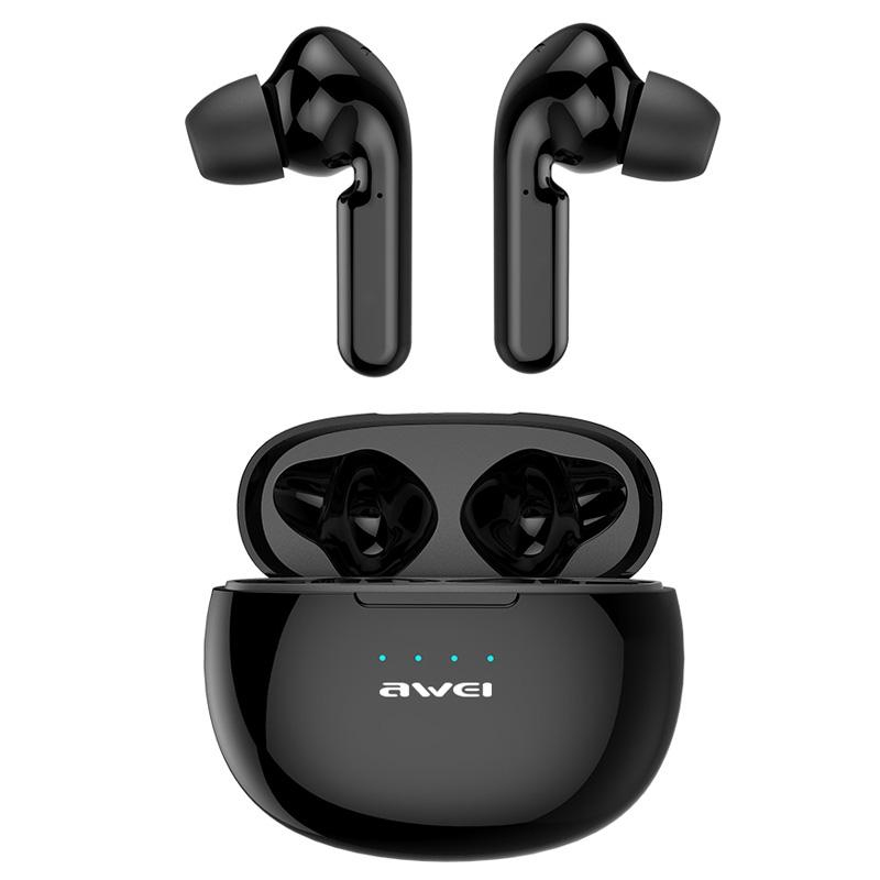 Écouteurs Bluetooth 5.4 Sans Fil - 60h Autonomie - Réduction Bruit ENC - Basses Puissantes - Étanchéité IP5 - Noir
