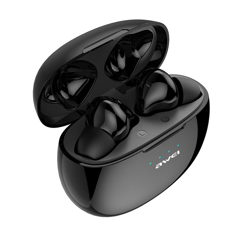Écouteur Bluetooth Intra-auriculaire Avec Crochet - Bluetooth 5.0 - 10h D'autonomie - Micro Intégré - Bleu